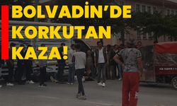 Bolvadin’de korkutan kaza!