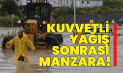 Kuvvetli yağış sonrası manzara!