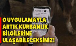 O uygulamayla artık kurbanlık bilgilerine ulaşabileceksiniz!