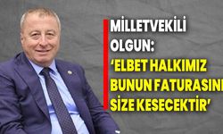 Milletvekili Olgun: ‘Elbet halkımız bunun faturasını size kesecektir’