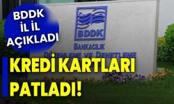 BDDK İl İl Açıkladı: Kredi Kartları Patladı!