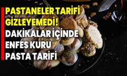 Pastaneler tarifi gizleyemedi! Dakikalar içinde enfes kuru pasta tarifi