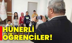 Hünerli öğrenciler!