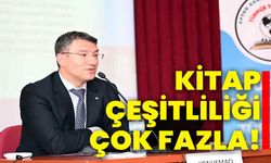 Kitap çeşitliliği çok fazla!