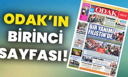 ODAK’ın birinci sayfası: “Bir yanımız Filistin’de”