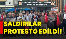 Saldırılar protesto edildi!