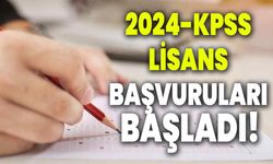 2024-KPSS Lisans başvuruları başladı!