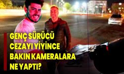 Genç Sürücü Cezayı Yiyince Bakın Kameralara Ne Yaptı!