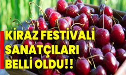Kiraz Festivali sanatçıları belli oldu