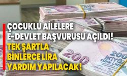 Çocuklu ailelere e-Devlet başvurusu açıldı! Tek şartla binlerce lira yardım yapılacak