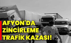 Afyonkarahisar'da zincirleme trafik kazası!