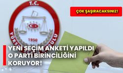 Yeni seçim anketi yapıldı, o parti birinciliğini koruyor!