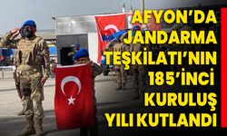 AFYON’DA JANDARMA TEŞKİLATI’NIN 185’İNCİ KURULUŞ YILI KUTLANDI