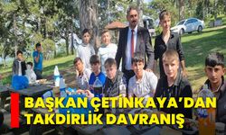 Başkan Çetinkaya’dan Takdirlik Davranış