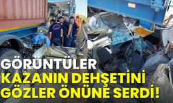 Görüntüler, kazanın dehşetini gözler önüne serdi!