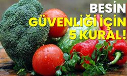 Besin güvenliği için 5 kural!