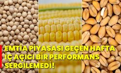 Emtia piyasası geçen hafta iç açıcı bir performans sergilemedi!