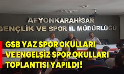 GSB yaz spor okulları ve engelsiz spor okulları toplantısı yapıldı!