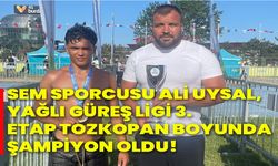 Sem sporcusu Ali Uysal, Yağlı Güreş Ligi 3. Etap Tozkopan Boyunda şampiyon oldu!