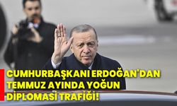 Cumhurbaşkanı Erdoğan'dan temmuz ayında yoğun diplomasi trafiği!