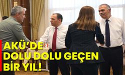 AKÜ’de dolu dolu geçen bir yıl!