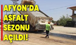 Afyonkarahisar’da Asfalt Sezonu Açıldı!