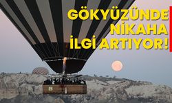 Gökyüzünde nikaha ilgi artıyor!