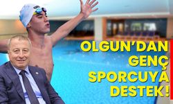 Olgun’dan genç sporcuya destek!