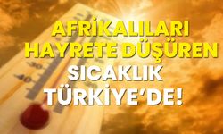 Afrikalıları hayrete düşüren sıcaklık Türkiye’de!