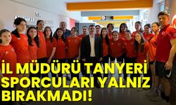 Tanyeri, sporcuları yalnız bırakmadı!