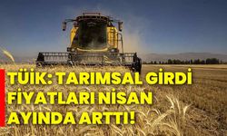 TÜİK: Tarımsal Girdi Fiyatları Nisan Ayında Arttı!