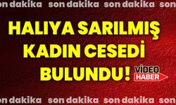 Halıya sarılmış kadın cesedi bulundu!