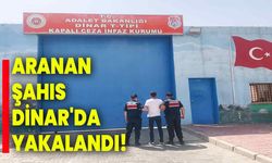 Aranan Şahıs Dinar'da Yakalandı!