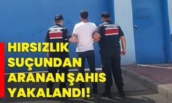 Hırsızlık suçundan aranan şahıs yakalandı!