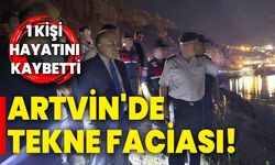 Artvin'de Tekne Faciası: 1 Kişi Hayatını Kaybetti!