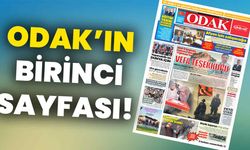 ODAK’ın birinci sayfası: “Vefa teşekkürü”