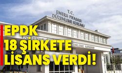 EPDK 18 şirkete lisans verdi!