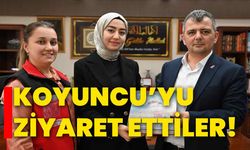 Koyuncu’yu ziyaret ettiler!