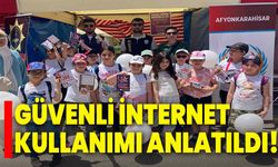 Güvenli internet kullanımı anlatıldı!