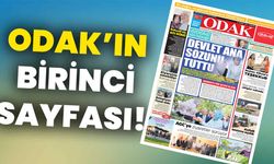 ODAK’ın birinci sayfası: “Devlet Ana Sözünü Tuttu”