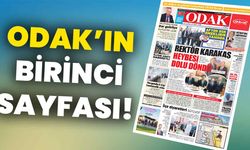 ODAK’ın birinci sayfası: “Rektör Karakaş Heybesi Dolu Döndü”