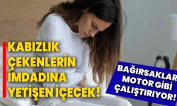 Bağırsakları motor gibi çalıştırıyor! Kabızlık çekenlerin imdadına yetişen içecek