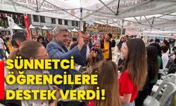 Sünnetci öğrencilere destek verdi!