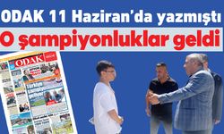 ODAK 11 Haziran’da yazmıştı: O şampiyonluklar geldi