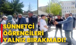 Sünnetci öğrencileri yalnız bırakmadı!