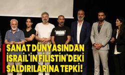 Sanat dünyasından İsrail'in Filistin'deki saldırılarına tepki