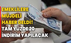 Emeklilere müjdeli haber geldi! Tam yüzde 20 indirim yapılacak