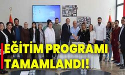 Eğitim programı tamamlandı!