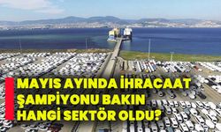 Mayıs ayında ihracaat şampiyonu bakın hangi sektör oldu?