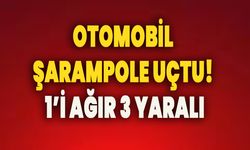 Otomobil şarampole uçtu: 1’i ağır 3 yaralı!